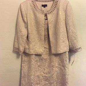 Tahari, NWT, dress suit, wedding.